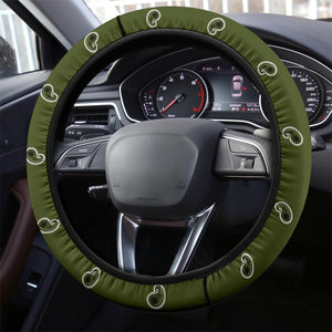 Army Green Bandana Steering Wheel Covers - 3 Styles