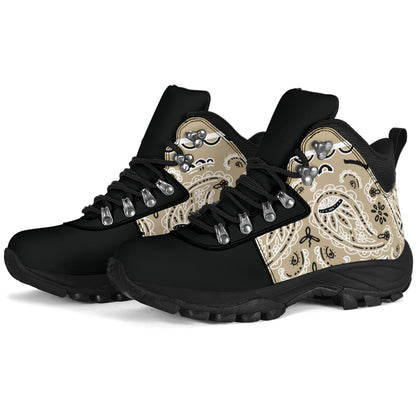 Khaki Bandana Alpine Boots