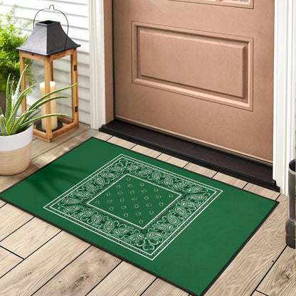 Classic Green Bandana Door Mats