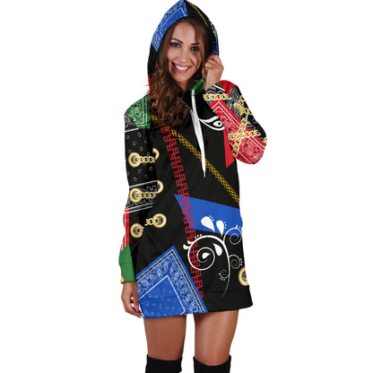 Bandana Hoodie Dress