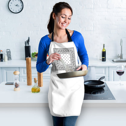 White Bandana Aprons