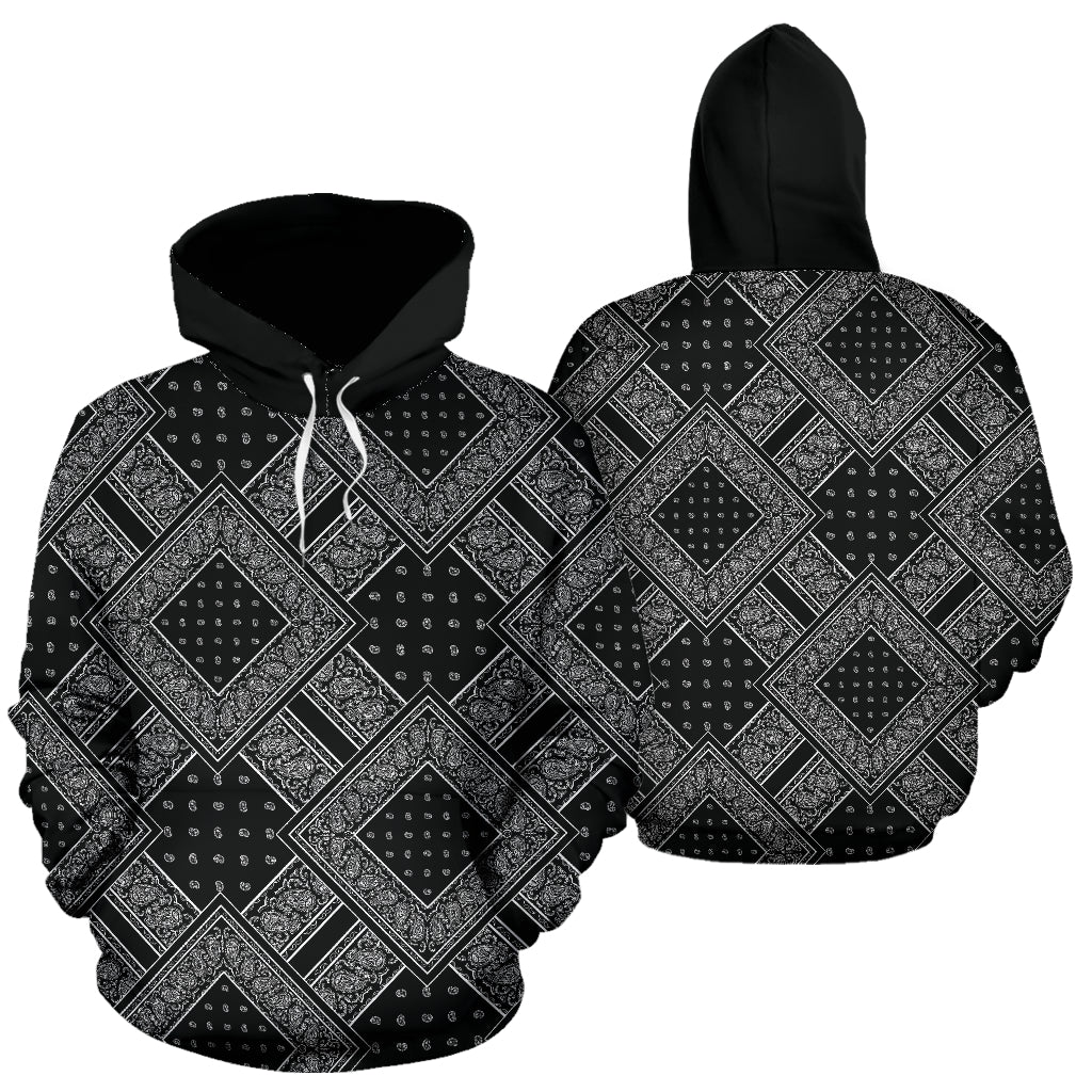 black bandana blacktop hoodie