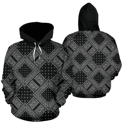 black bandana blacktop hoodie