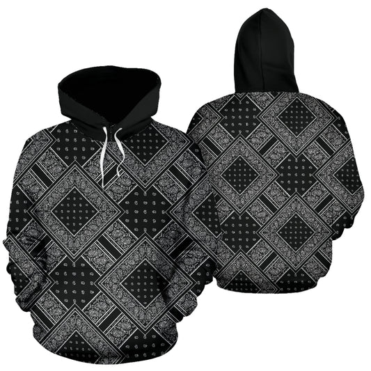 black bandana blacktop hoodie