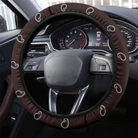Coffee Brown Bandana Steering Wheel Covers - 3 Styles