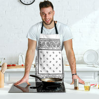 White Big Bandana Apron