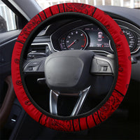 Red and Black Steering Wheel Covers - 3 Styles