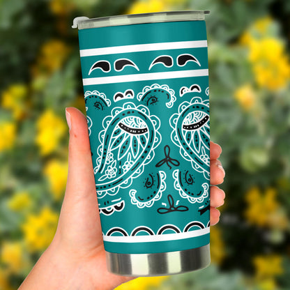 Teal Bandana Tumblers