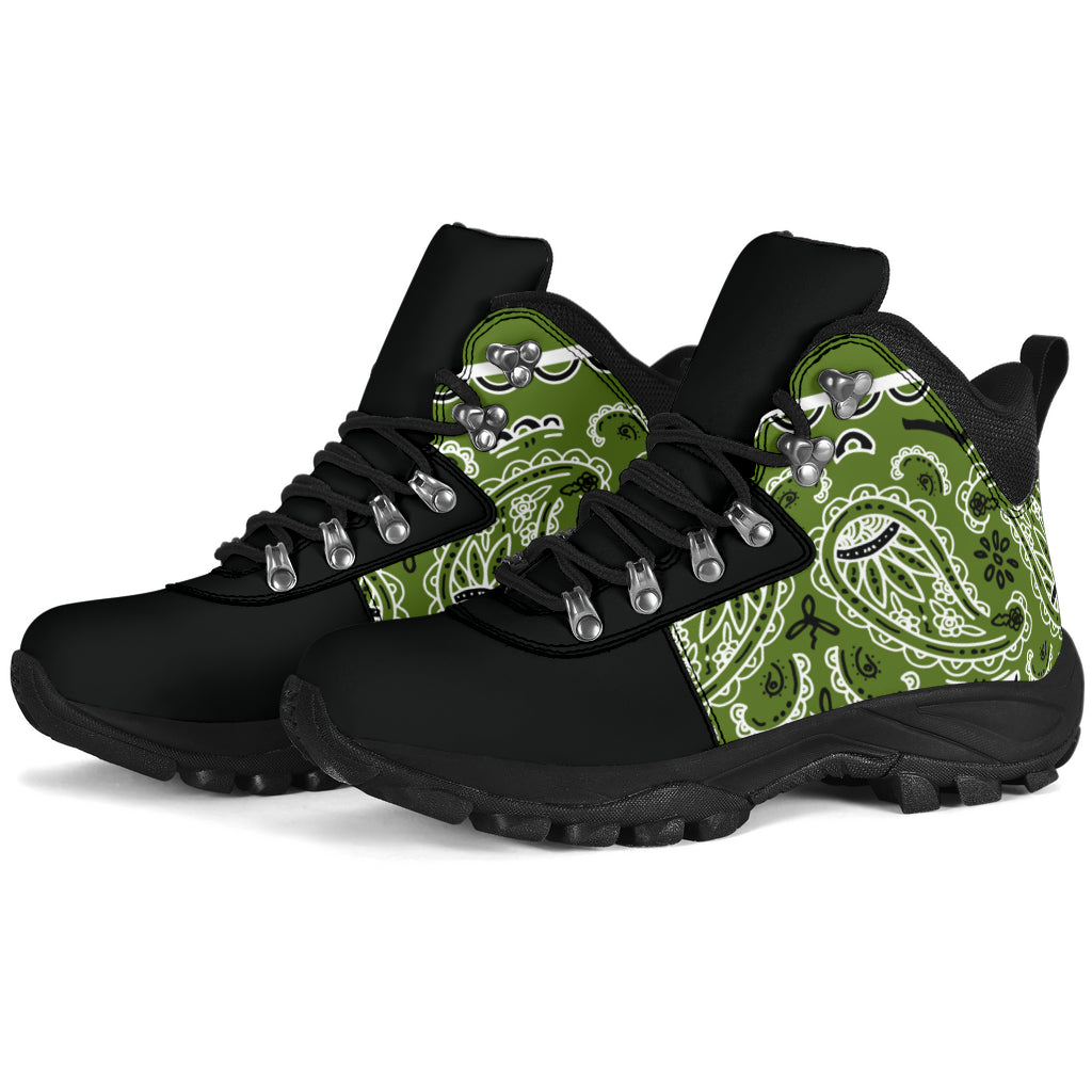 Verde Bandana Alpine Boots