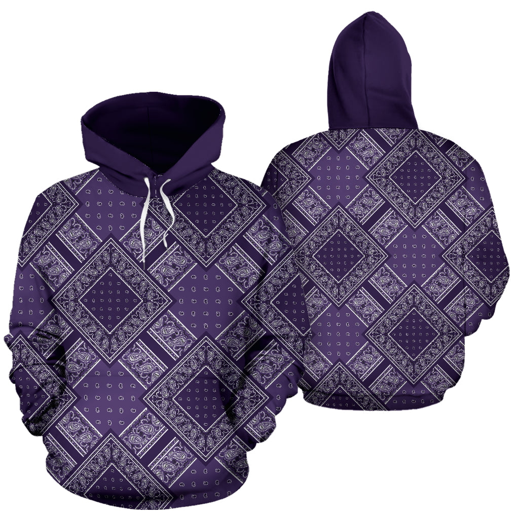 purple pullover hoodie