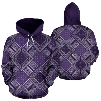purple pullover hoodie