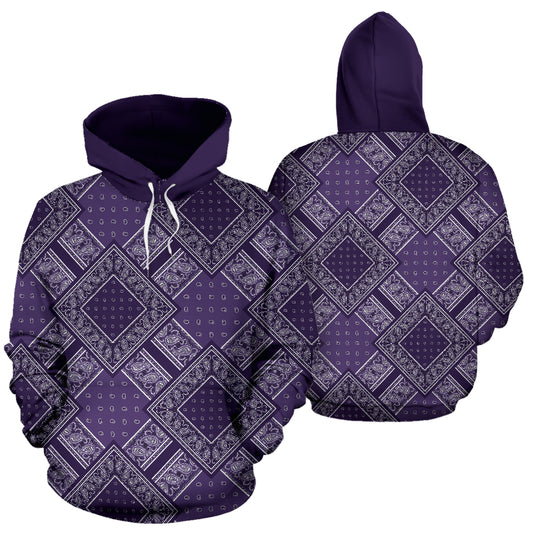 purple pullover hoodie
