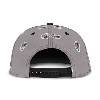 Classic Gray Bandana Snapback Cap