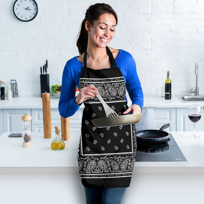 Black Bandana Apron