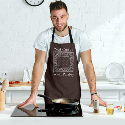 Brown Bandana Apron