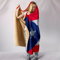 Puerto Rico Flag Hooded Blankets