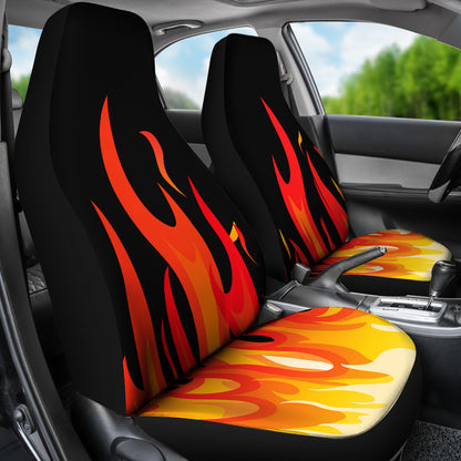 Flame Bandana Car Seat Covers