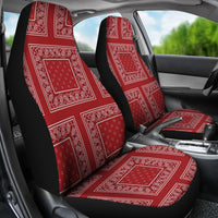 Red car seat cover