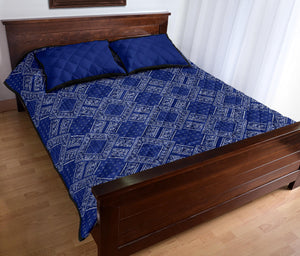 Royal blue bandana bedroom set
