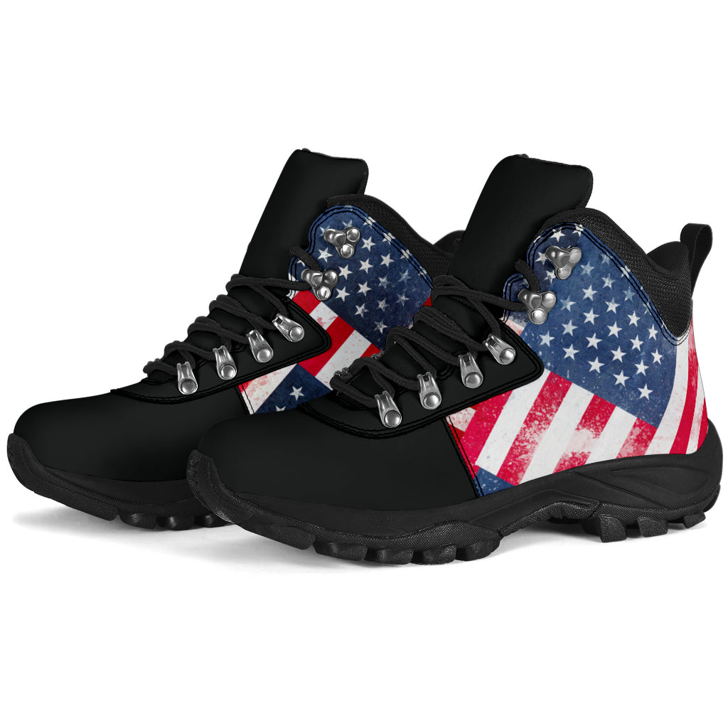 American Flag Bandana Alpine Boots
