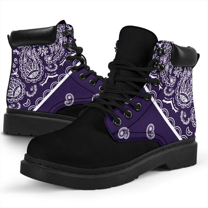 Royal Purple Bandana Blackout All Season Boots