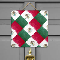 Mexican Flag Door Signs
