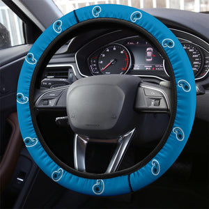 Sky Blue Bandana Steering Wheel Covers - 3 Styles