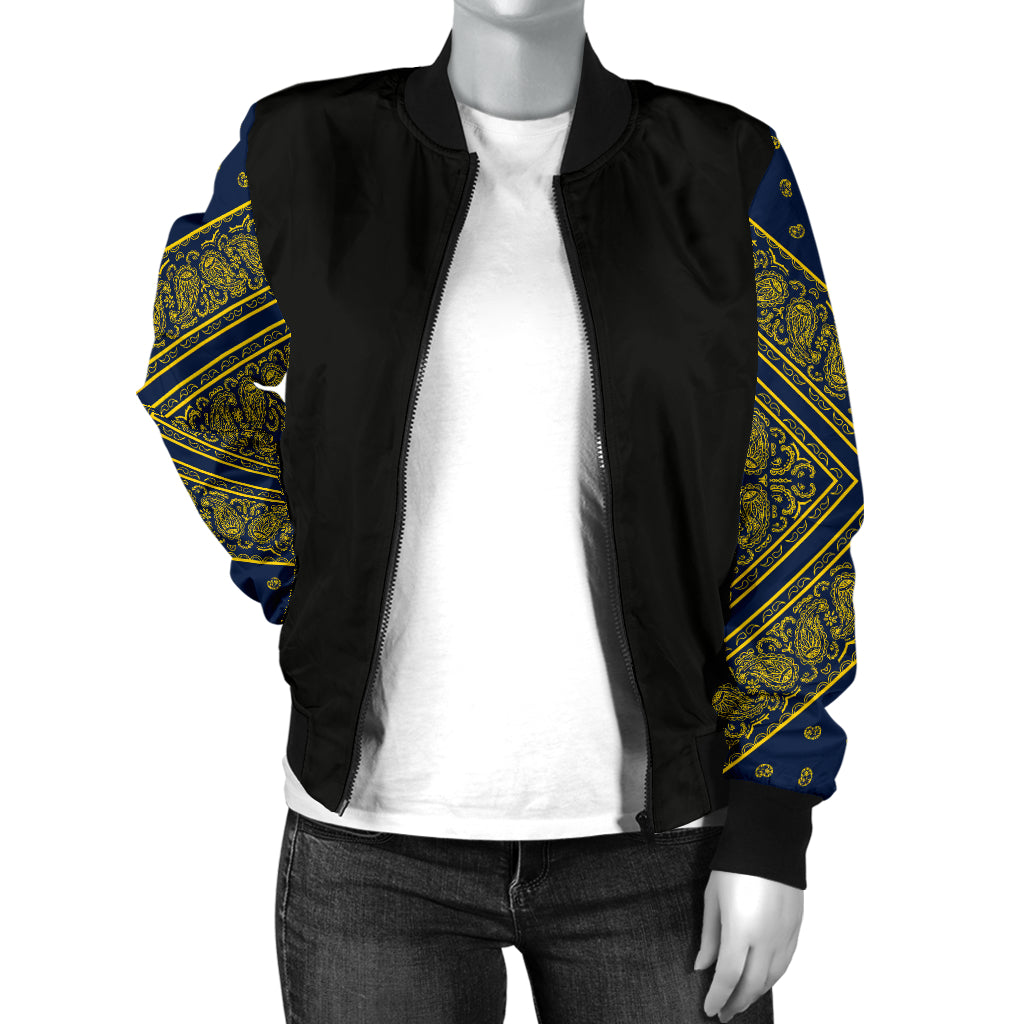 navy and gold jacket