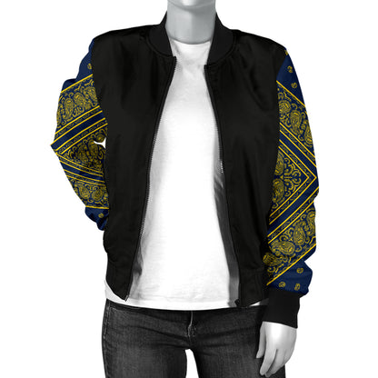 navy and gold jacket
