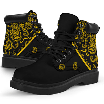 Black Gold Bandana All-Season Boots