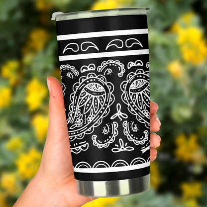 Black Bandana Tumblers
