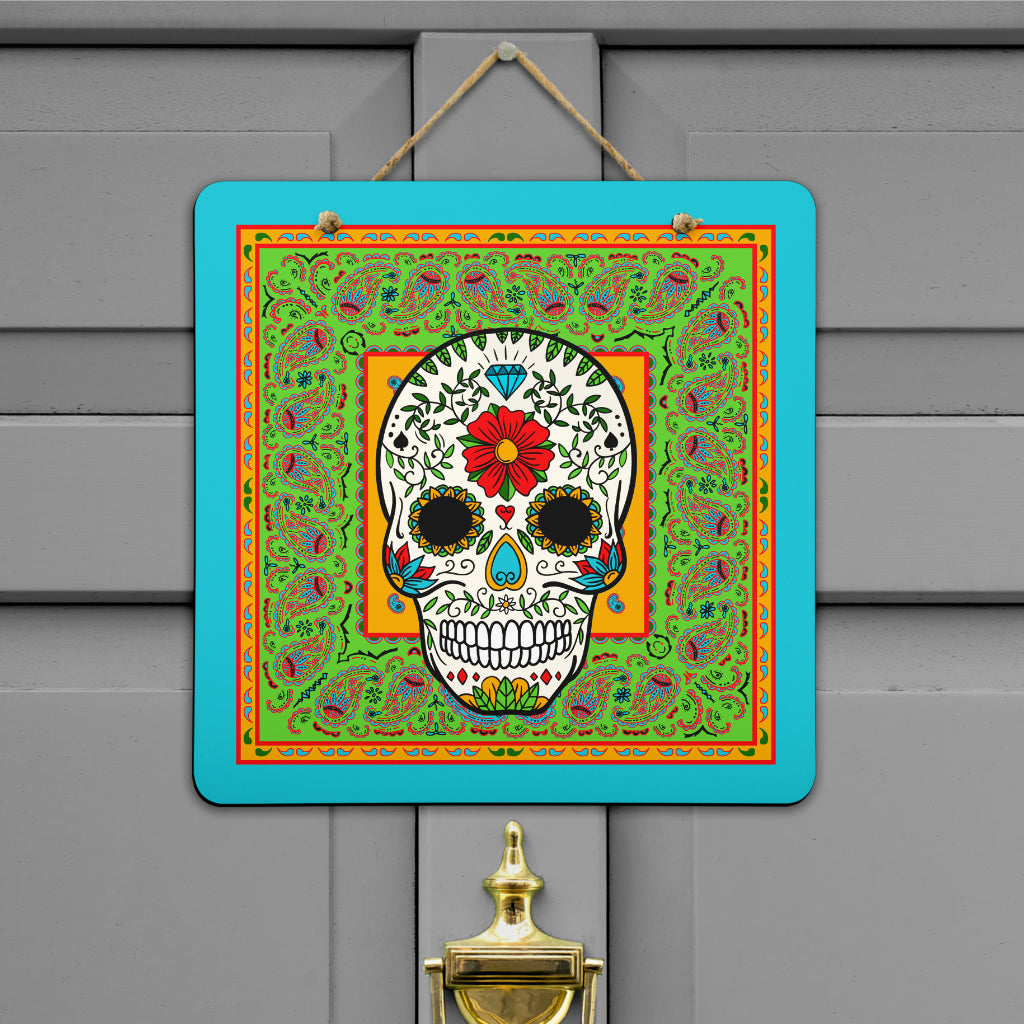 Sugar Skull Door Signs