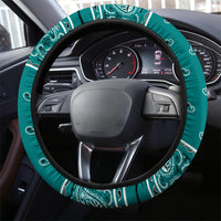 Teal Bandana Steering Wheel Covers - 3 Styles