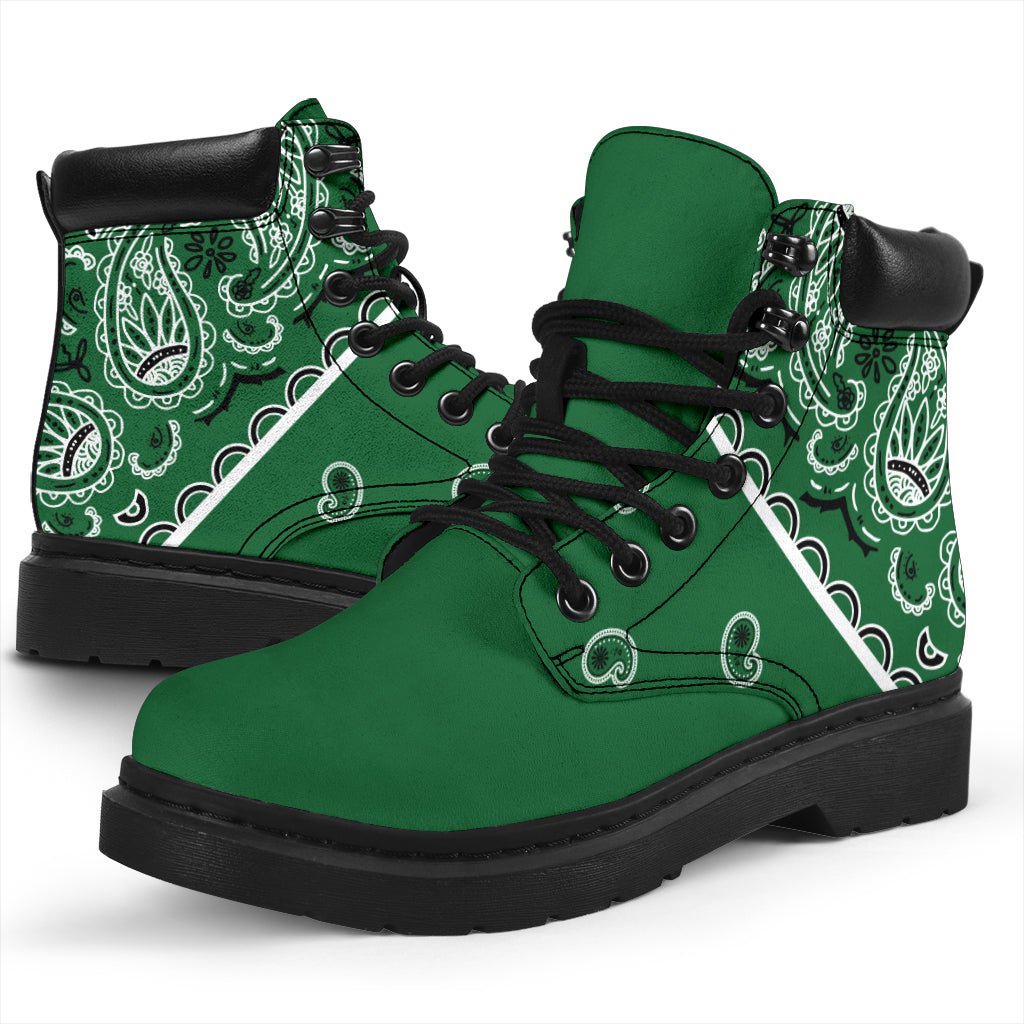 Classic Green Bandana All Season Boots