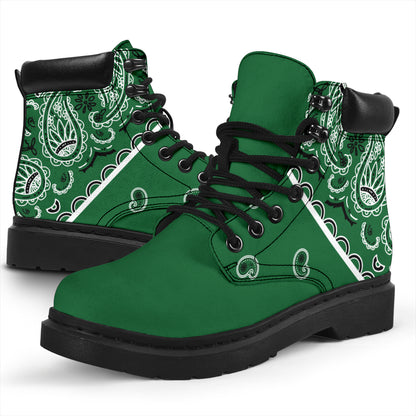 Classic Green Bandana All Season Boots