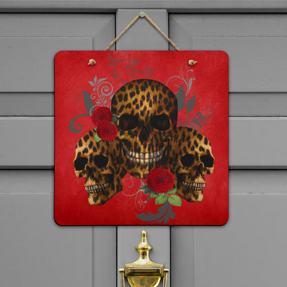 Skull Addict's Door Signs - 4 Styles