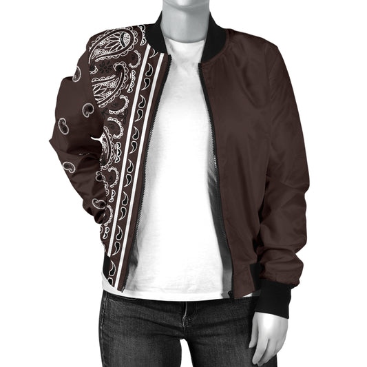 brown bandana jacket