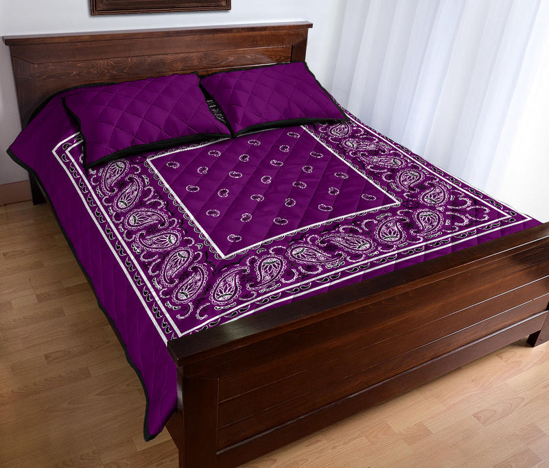 Quilt Set - Wild Plum Bandana Quilt w/Shams