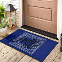 Royal Blue Bandana Door Mats