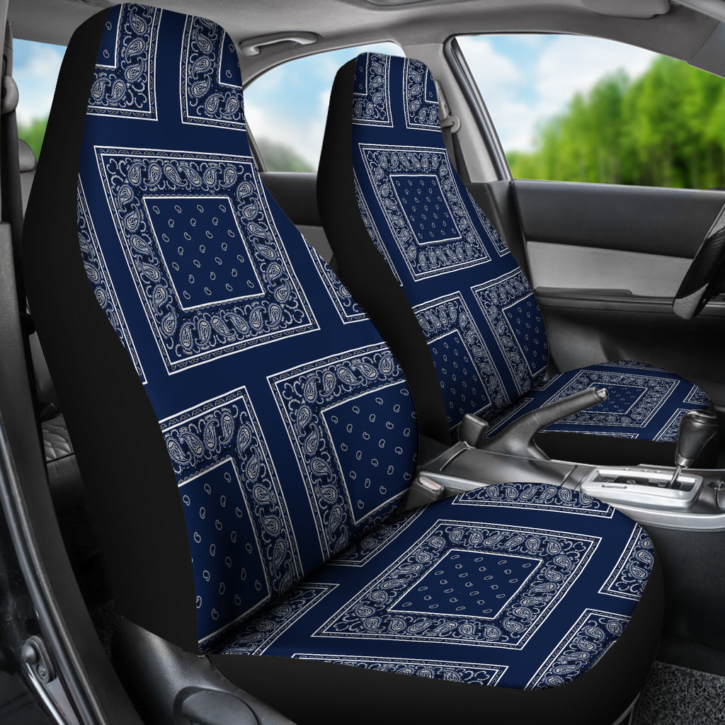 navy blue bucket seat covers
