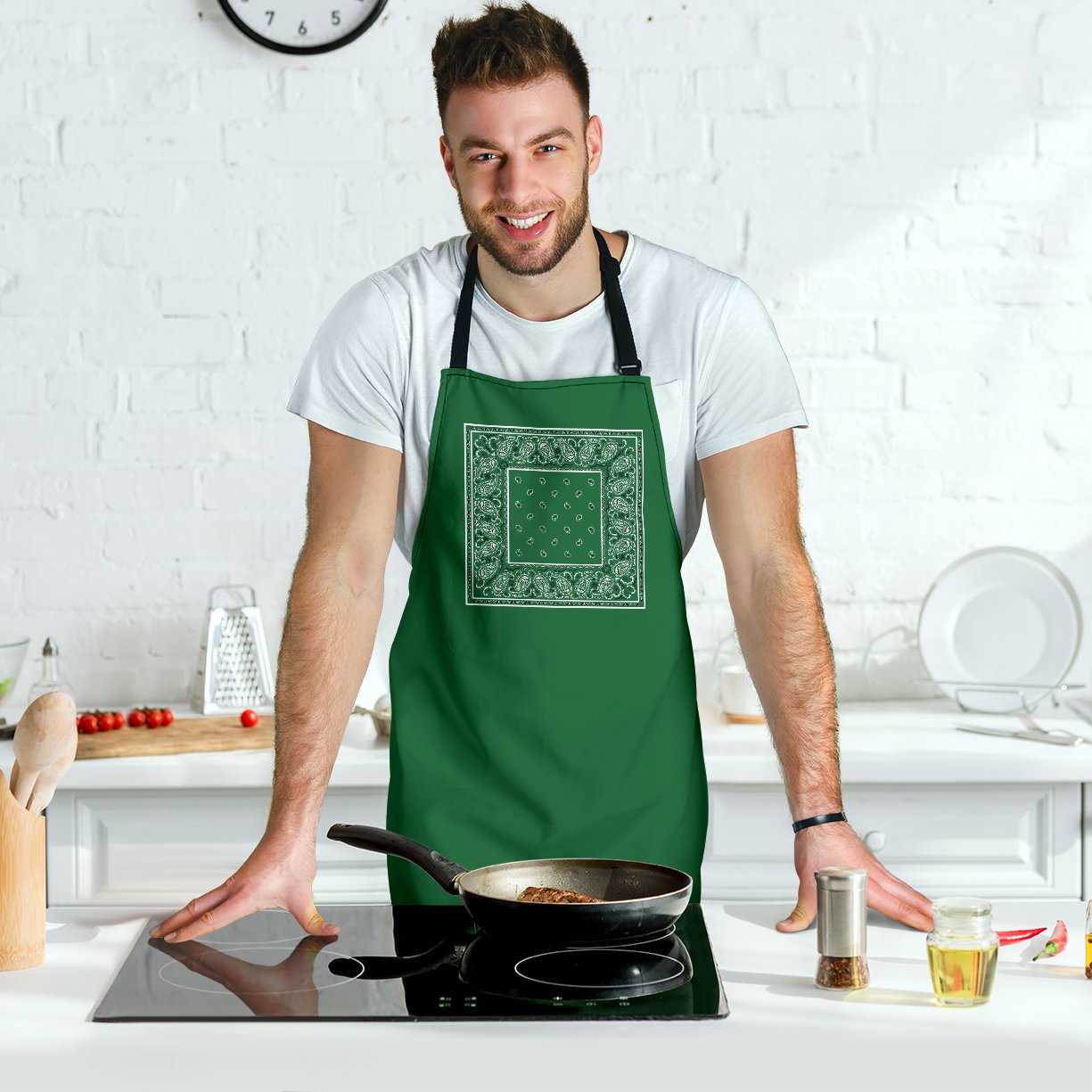Green Bandana Aprons