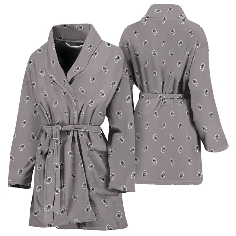 gray robe for women