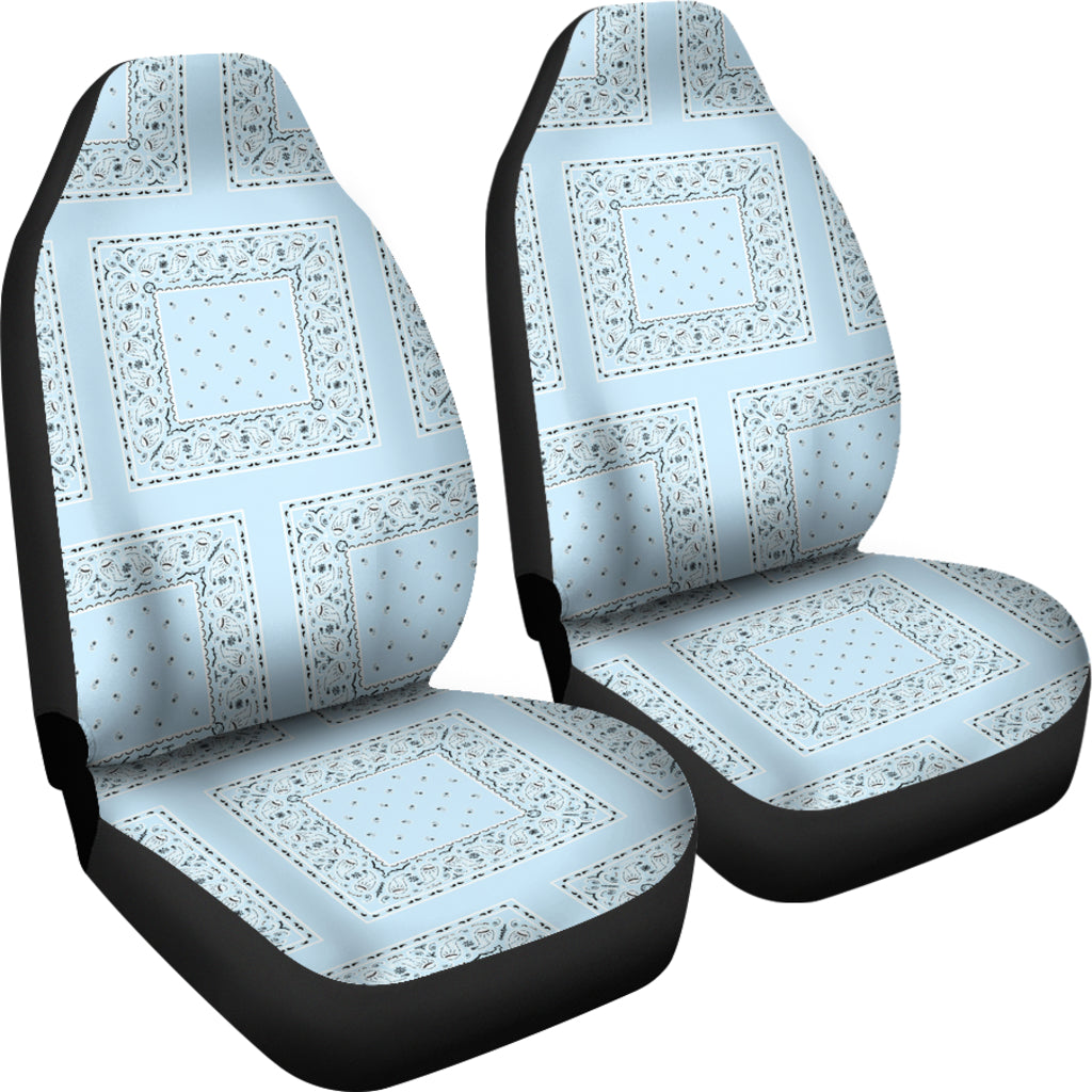 blue car seat cover