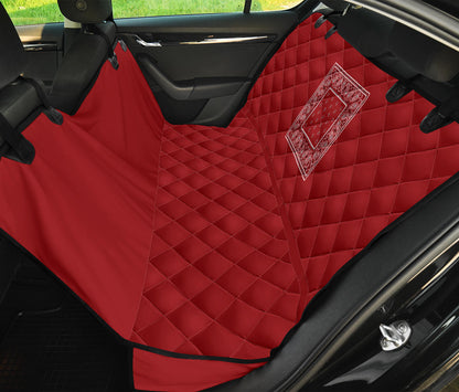 Classic Red Bandana Car Pet Seat Covers