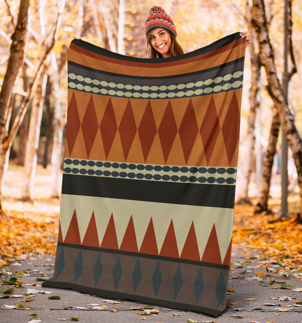 Southwestern Tribal Pattern Fleece Blanket