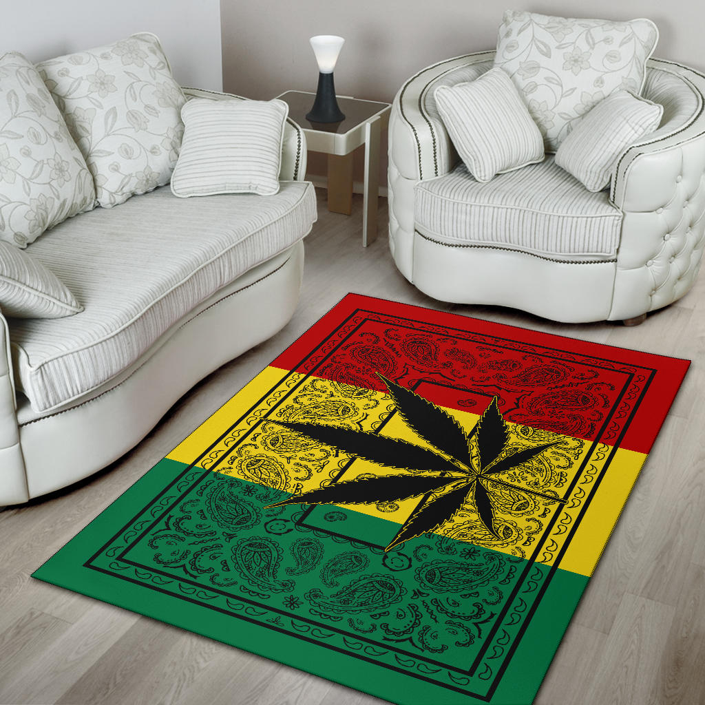 Rasta 420 Bandana Area Rugs