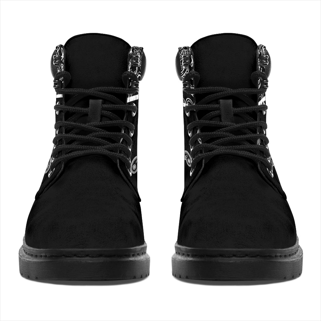 Black Bandana All Season Boots