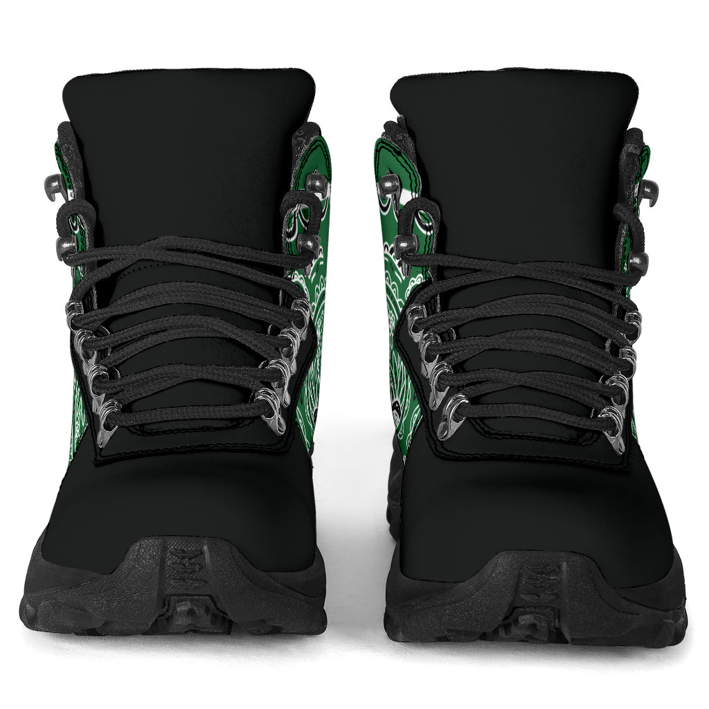 Classic Green Bandana Alpine Boots