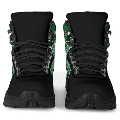 Classic Green Bandana Alpine Boots