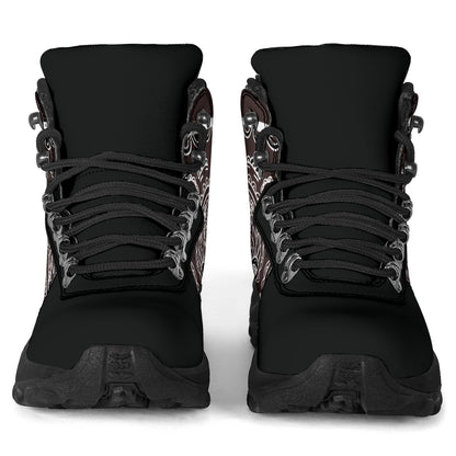 Coffee Brown Bandana Alpine Boots